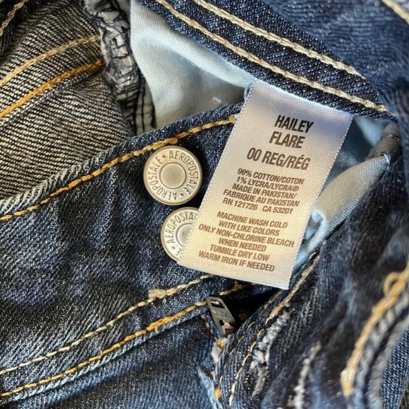 Package deal. 2 pair of aeropostale jeans. Size 00S and 00R - Picture 6 of 15